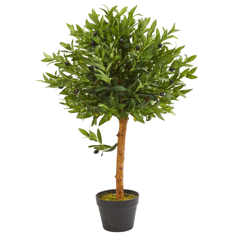 34” Olive Topiary Artificial Tree