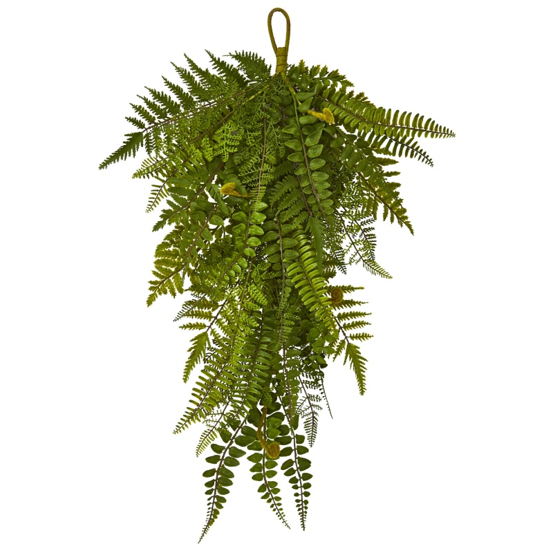 28” Fern Artificial Teardrop (Set Of 2)