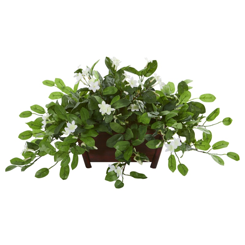 Mix Stephanotis Artificial Plant In Decorative Planter