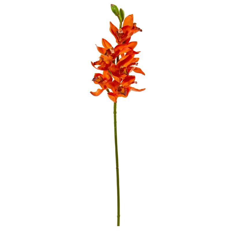 30” Cymbidium Orchid Artificial Flower (Set Of 6)