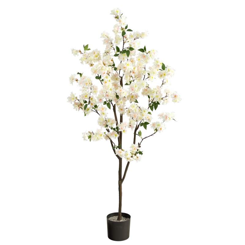 White Artificial Cherry Blossom Tree