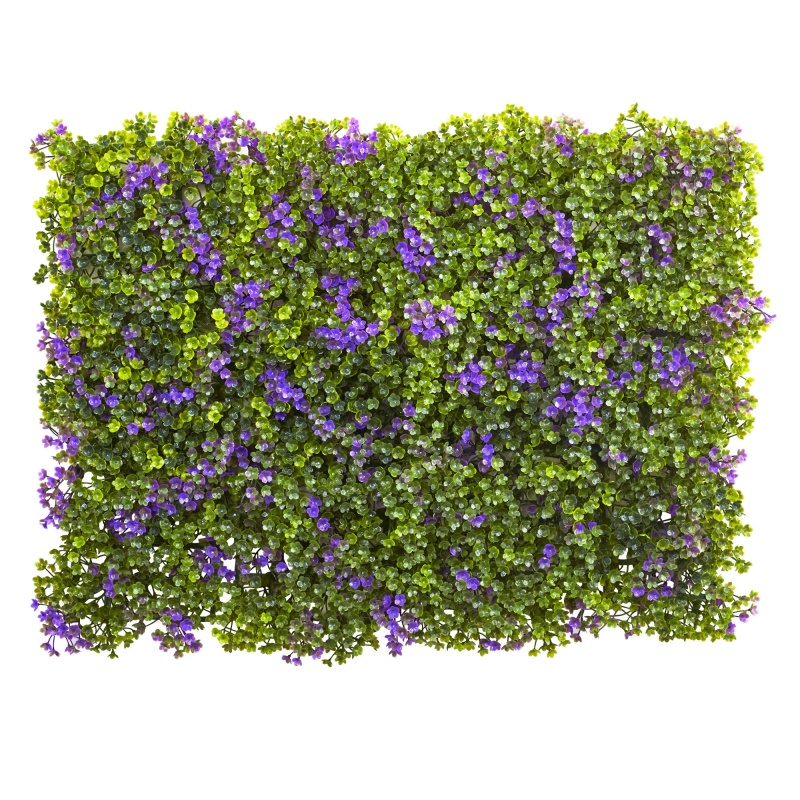 6” X 6” Purple & Green Clover Mat (Set Of 12)