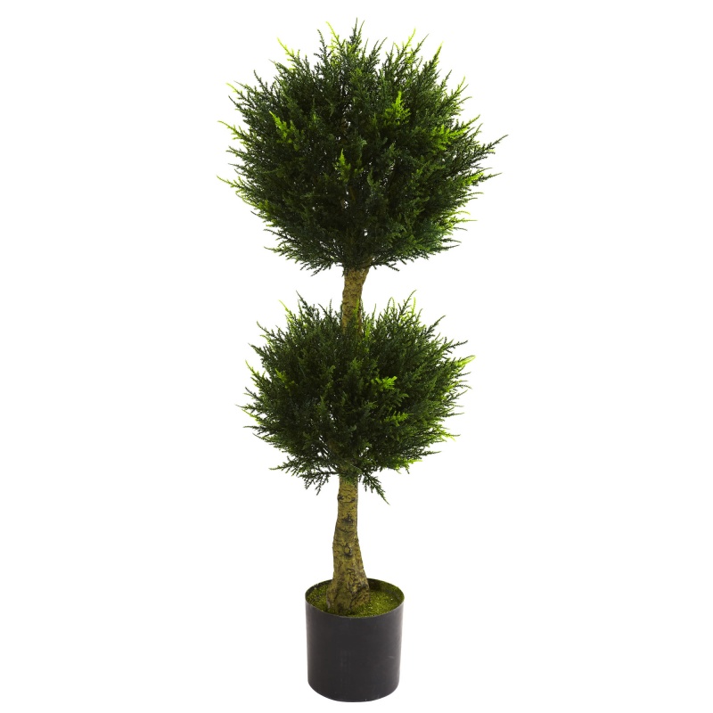 4' Double Ball Cypress Topiary Uv Resistant (Indoor/Outdoor)