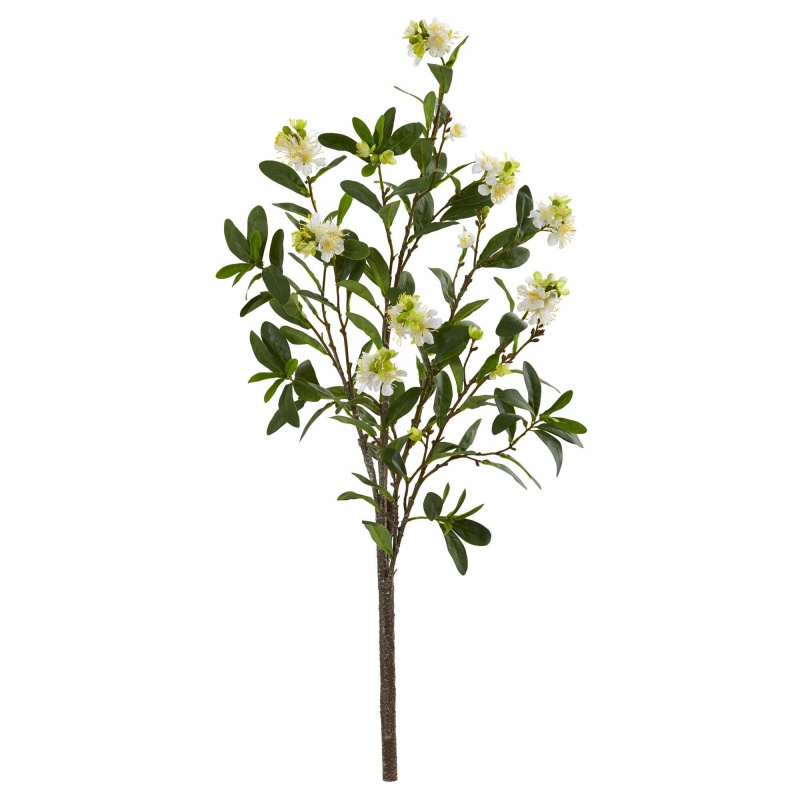 47” Peach Blossom Branch Artificial Flower (Set Of 2)