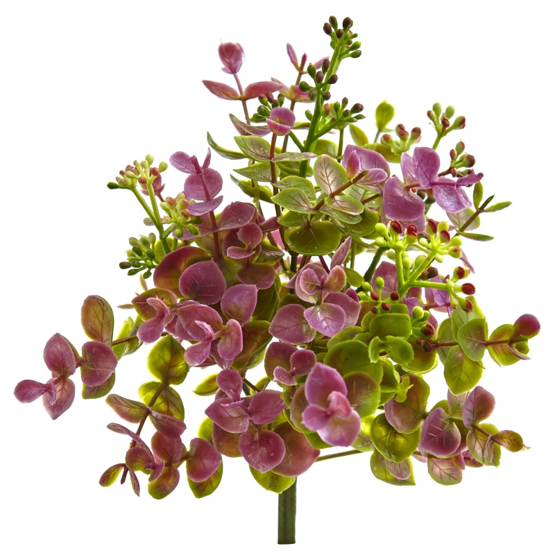 8” Eucalyptus And Sedum Artificial Plant (Set Of 12)