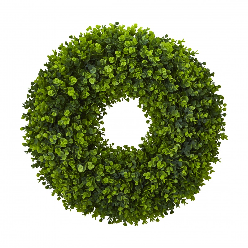 25” Eucalyptus Artificial Wreath