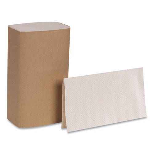 Georgia Pacific Professional Pacific Blue Basic S-Fold Paper Towels, 1-Ply, 10.25 X 9.25, Brown, 250/Pack, 16 Packs/Carton