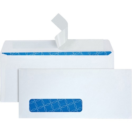 Quality Park No. 10 Window Security, Treated Envelopes With Redi-Strip® Closure