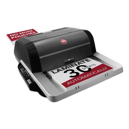 Gbc Foton 30 Automated Pouch-Free Laminator, Two Rollers, 1" Max Document Width, 5 Mil Max Document Thickness