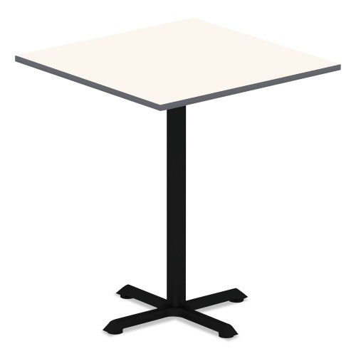 Alera Reversible Laminate Table Top, Square, 35 3/8W X 35 3/8D, White/Gray