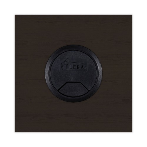 Alera Valencia Series Reversible Return/Bridge Shell, 42W X 23.63D X 29.5, Espresso