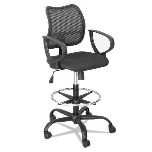 Optional Loop Arm Kit For Mesh Extended Height Chairs For Safco Vue Mesh Extended-Height Chairs, Black, 2/Set