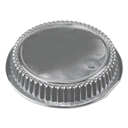 Durable Packaging Dome Lids For 7" Round Containers, 7" Diameter, Clear, Plastic, 500/Carton