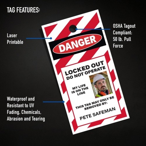 Avery® Ultraduty Lock Out Tag Out Hang Tags