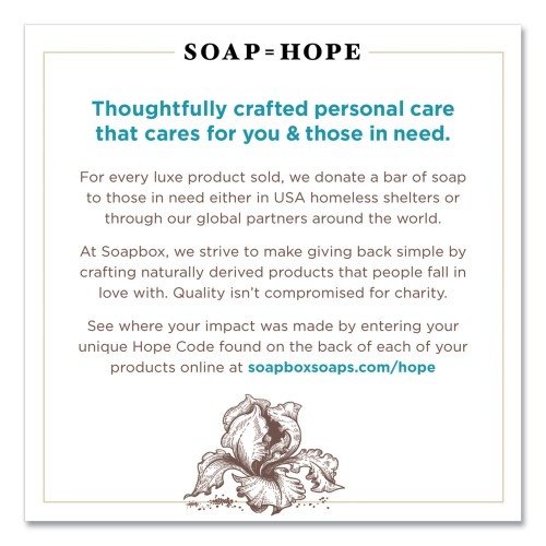 Soapbox Hand Soap, Vanilla And Lily Blossom, 12 Oz Pump Bottle, 3/Box