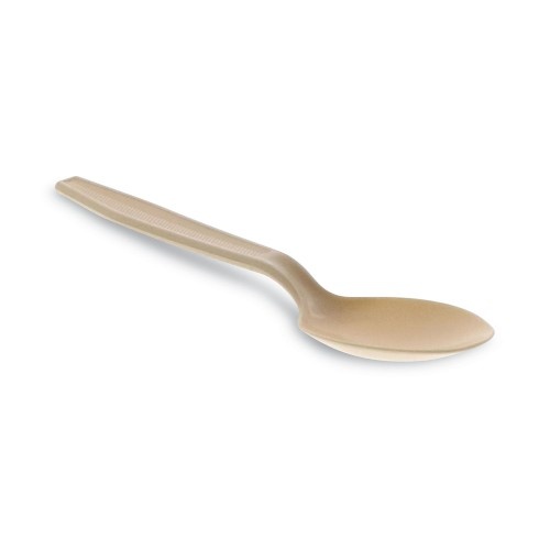 Pactiv Earthchoice Psm Cutlery, Heavyweight, Spoon, 5.88", Tan, 1,000/Carton