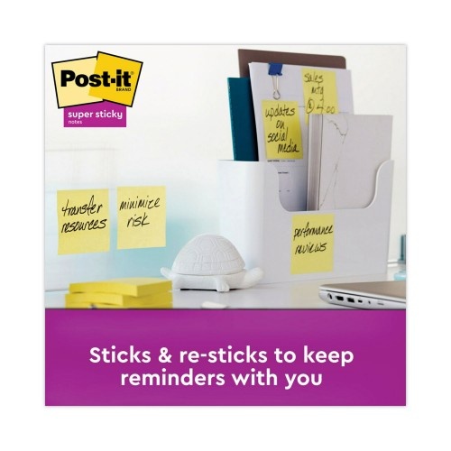 Post-It Pads In Canary Yellow, Value Pack, 3" X 3", 90 Sheets/Pad, 24 Pads/Pack