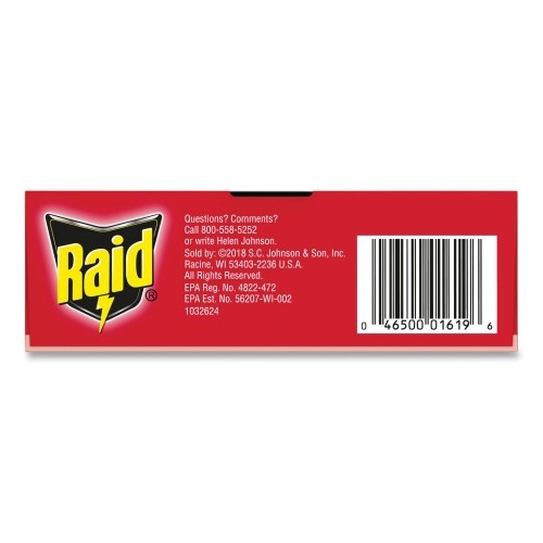 Raid Roach Baits, 0.7 Oz Box, 6/Carton