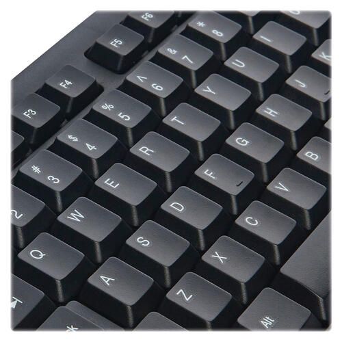 Verbatim Slimline Corded Usb Keyboard - Black