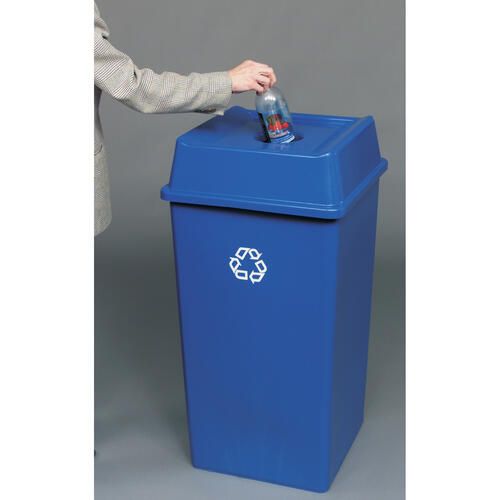 Rubbermaid Commercial 50-Gallon Square Recycling Container