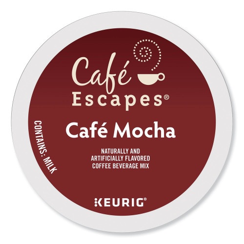 Keurig Cafe Escapes Mocha K-Cups, 24/Box
