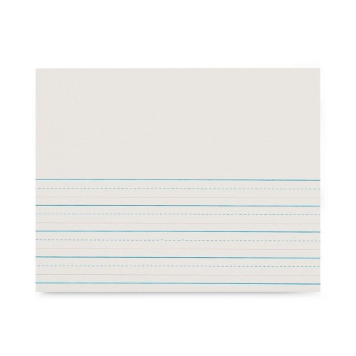 Pacon Multi-Program Picture Story Paper, 30 Lb Bond Weight, 5/8" Long Rule, One-Sided, 8.5 X 11, 500/Pack