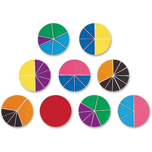 Rainbow Fraction Deluxe Circles Set