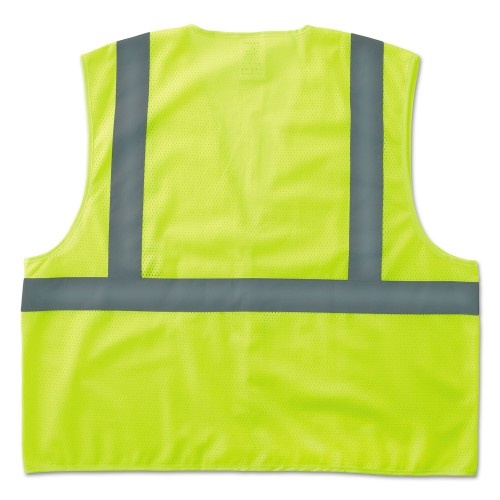 Ergodyne Glowear 8205Hl Type R Class 2 Super Econo Mesh Safety Vest, Lime, 4X-/5X-Large