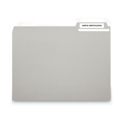 Maco CoverAll Opaque File Folder Labels, Inkjet/Laser Printers, 0.66 X