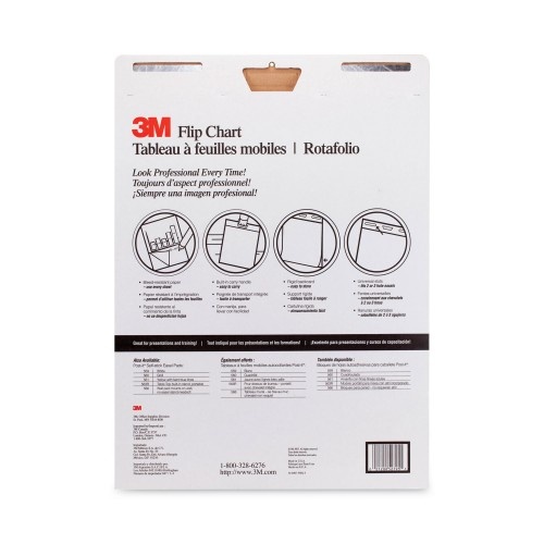Universal Self-Stick Easel Pad, Unruled, 25 x 30, White, 30 Sheets, 2/Carton