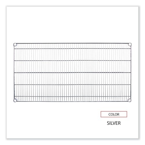 Alera Industrial Wire Shelving Extra Wire Shelves, 48W X 24D, Silver, 2 Shelves/Carton