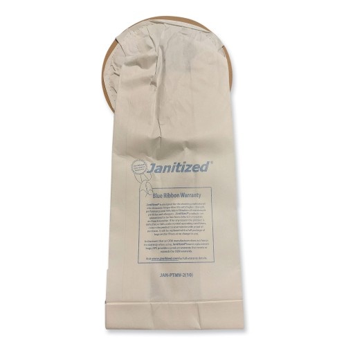 Janitized Vacuum Filters Designed To Fit Most Commercial 10 Qt. Backpack Vacs, 10/Pack