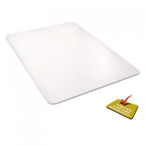 Deflecto Polycarbonate All Day Use Chair Mat - All Carpet Types, 36 X 48, Rectangular, Clear