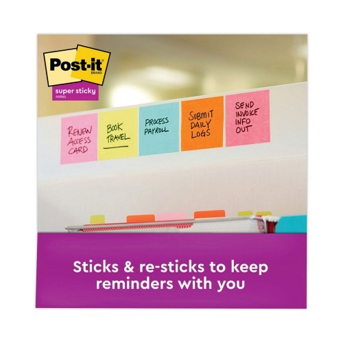 Post-It Pop-Up 3 X 3 Note Refill, Miami, 90/Pad, 6 Pads/Pack