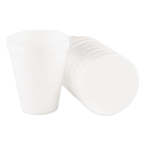 Dart 25-Count 10-oz White Eps Foam Disposable Cups in the Disposable Cups  department at