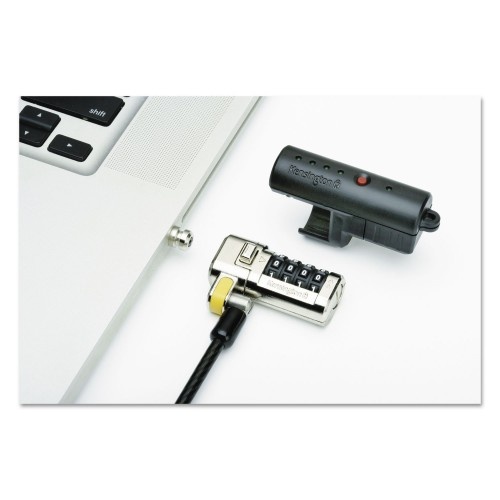 Abilityone 534001 Clicksafe Combination Laptop Lock, 6Ft Steel Cable, Black, 20/Set