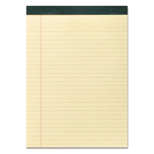 Roaring Spring Recycled Legal Pad, Wide/Legal Rule, 40 Canary-Yellow 8.5 X 11 Sheets, Dozen