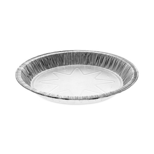 Reynolds Round Aluminum Carryout Containers, 10" Diameter X 1.09"H, Silver, 400/Carton