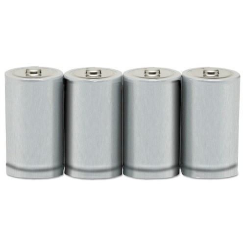 Abilityone 613501 Alkaline D Batteries, 4/Pack