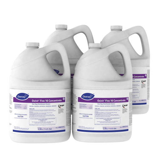 Oxivir Five 16 One-Step Disinfectant Cleaner, 1 Gal Bottle, 4/Carton