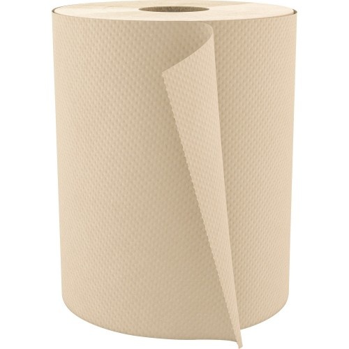 Cascades Select Roll Paper Towels, 1-Ply, 7.875" X 600 Ft, Natural, 12/Carton
