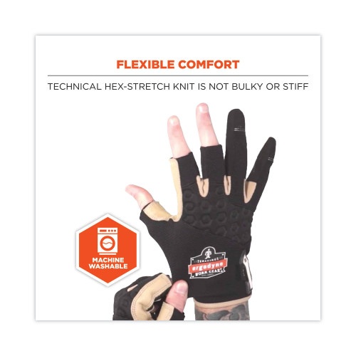 ProFlex 825WP Thermal Waterproof Winter Work Gloves, Black, Small, Pair,  Ships in 1-3 Business Days - Office Express Office Products