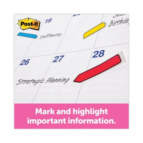 Post-It Arrow 0.5" Page Flags, Assorted Primary/Brights, 252/Pack