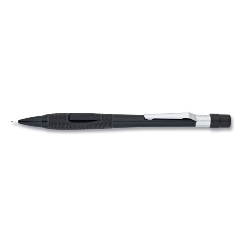 Pentel Quicker Clicker Mechanical Pencil, 0.5 Mm, Hb (#2.5), Black Lead, Black Barrel