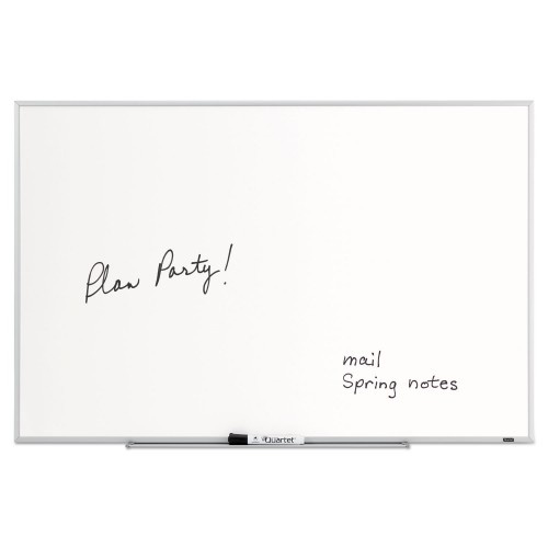 Quartet Dry Erase Board, 36 X 24, Melamine White Surface, Silver Aluminum Frame