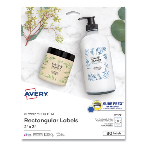 Avery Rectangle Print-To-The-Edge Labels