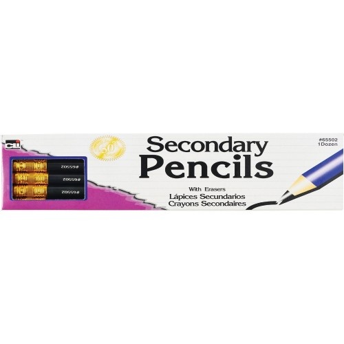 Cli Secondary Pencils With Eraser