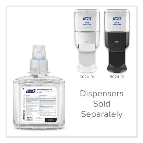 Purell Advanced Hand Sanitizer Foam, For Es4 Dispensers, 1,200 Ml Refill, Refreshing Scent, 2/Carton