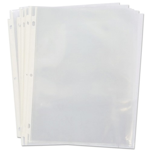 Universal Standard Sheet Protector, Economy, 8 1/2 X 11, Clear, 200/Box