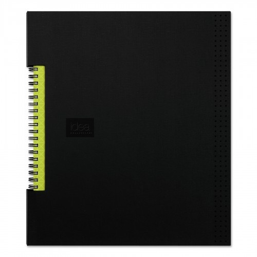 Oxford Idea Collective Professional Wirebound Hardcover Notebook, 8 1/2 X 11, Black